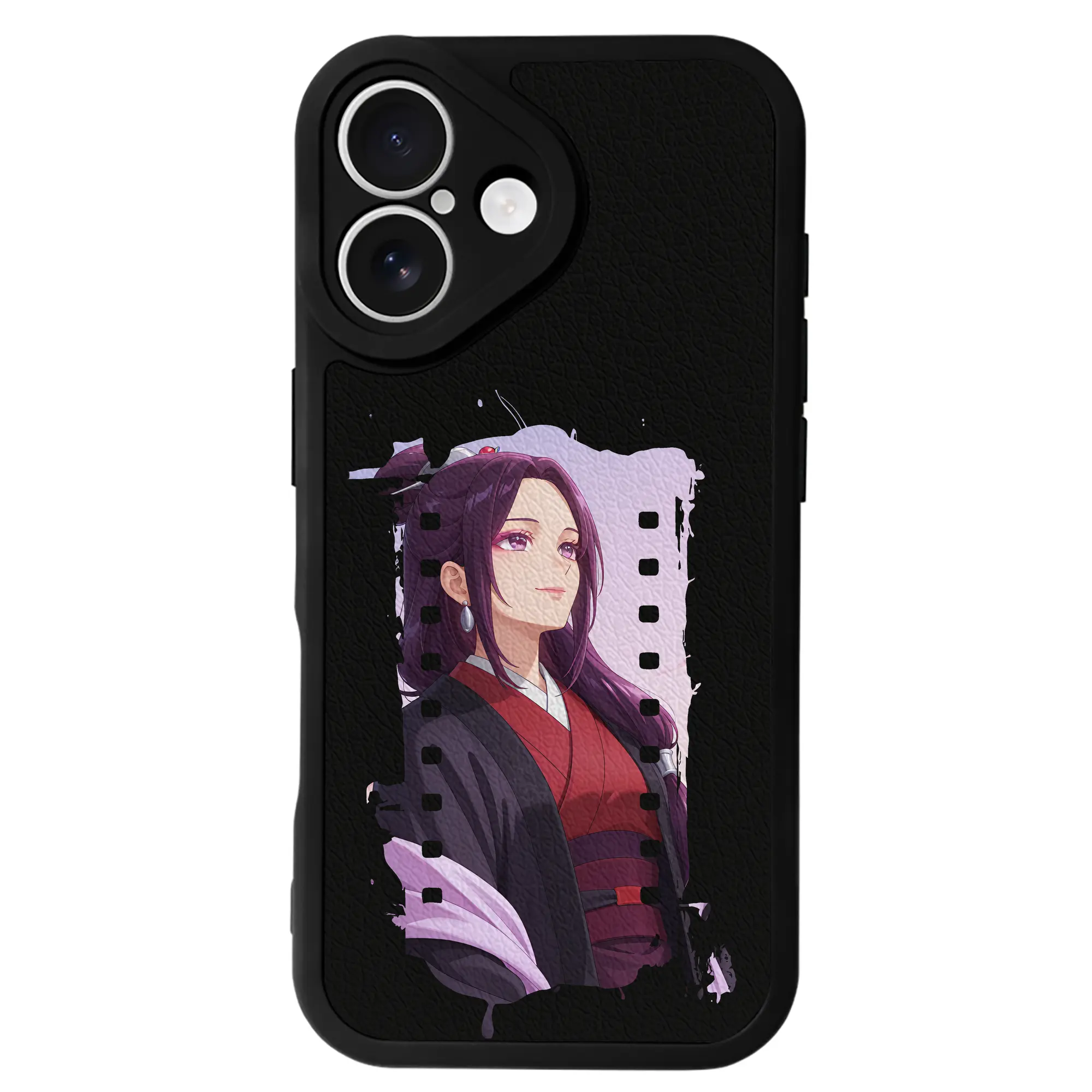 薬屋のひとりごと グッズ,阿多妃 - IPhone 16シリーズ対応 ・ シリコンスマホケース ・ レザー調 ・ 高精度フィット ・ 耐衝撃 ・ ワイヤレス充電対応 ・ 精密カット